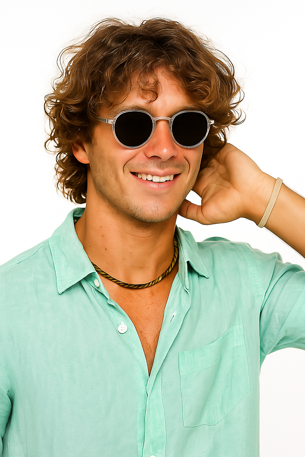 Gafas de Sol Redondas Grey Marbella | Waypalm