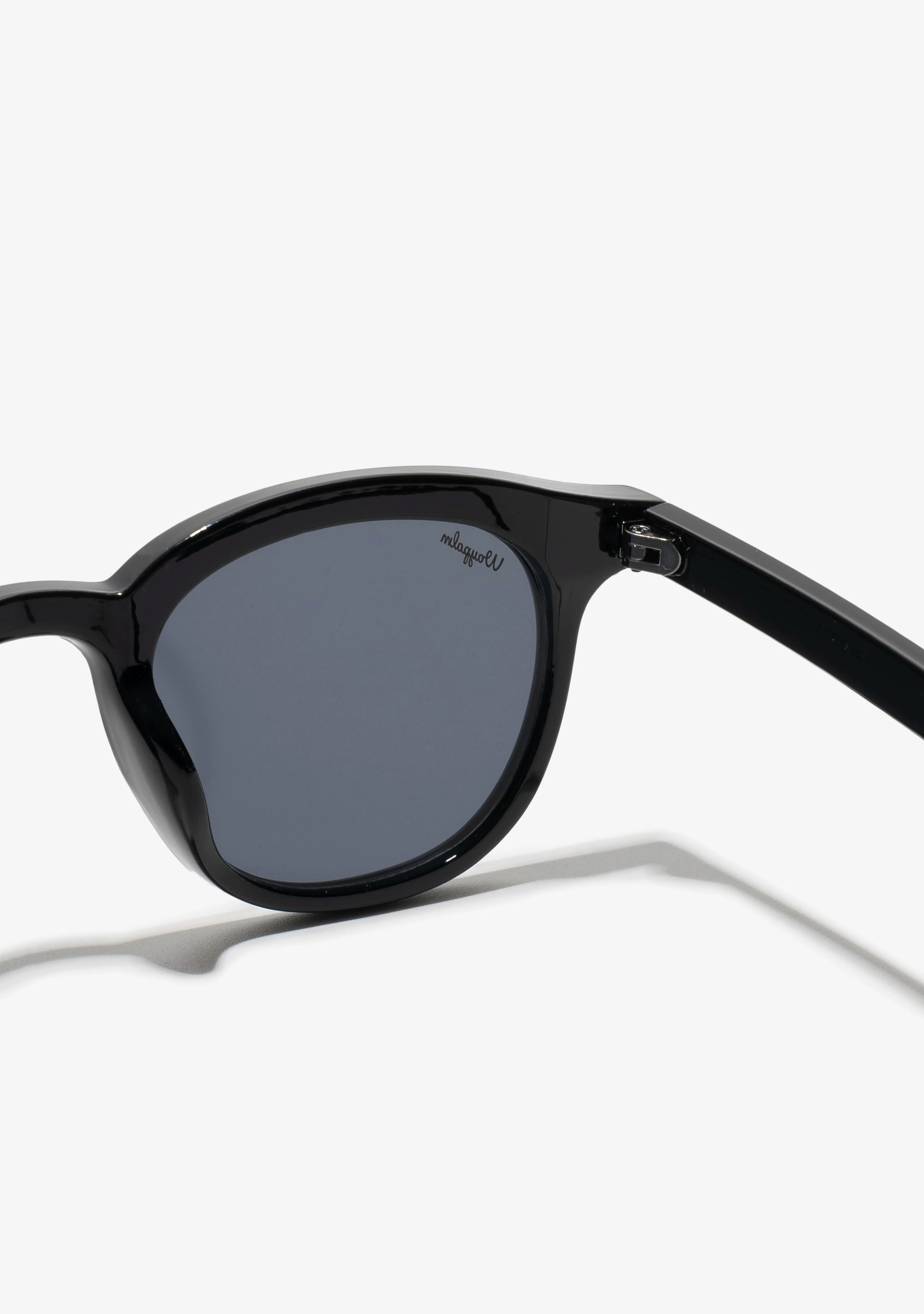 Gafas de Sol Redondas Negras Waypalm Santa María