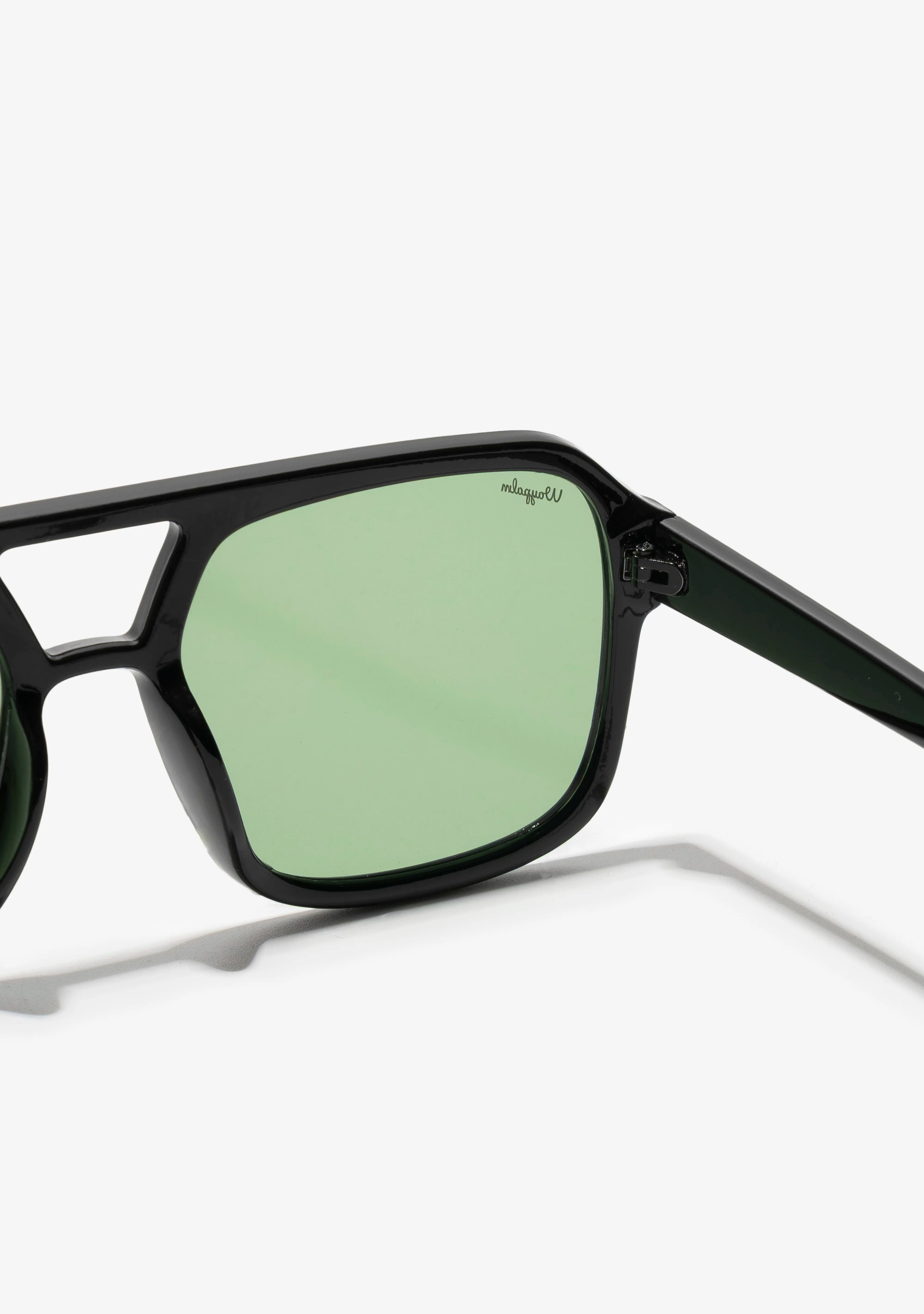 Gafas de Sol Grandes Waypalm Midnight Green
