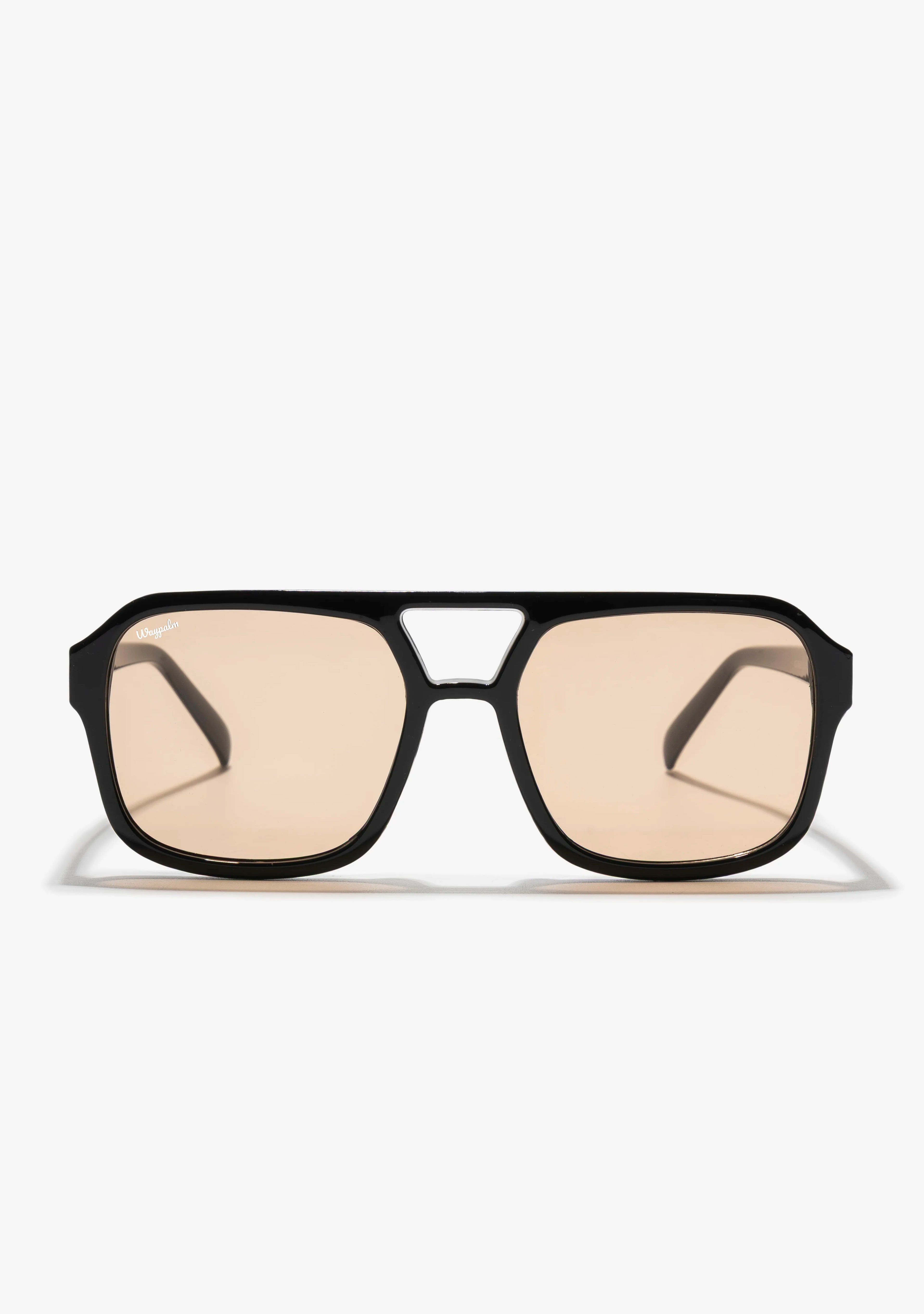 Gafas de Sol Grandes Cristal Claro Waypalm Midnight Tea