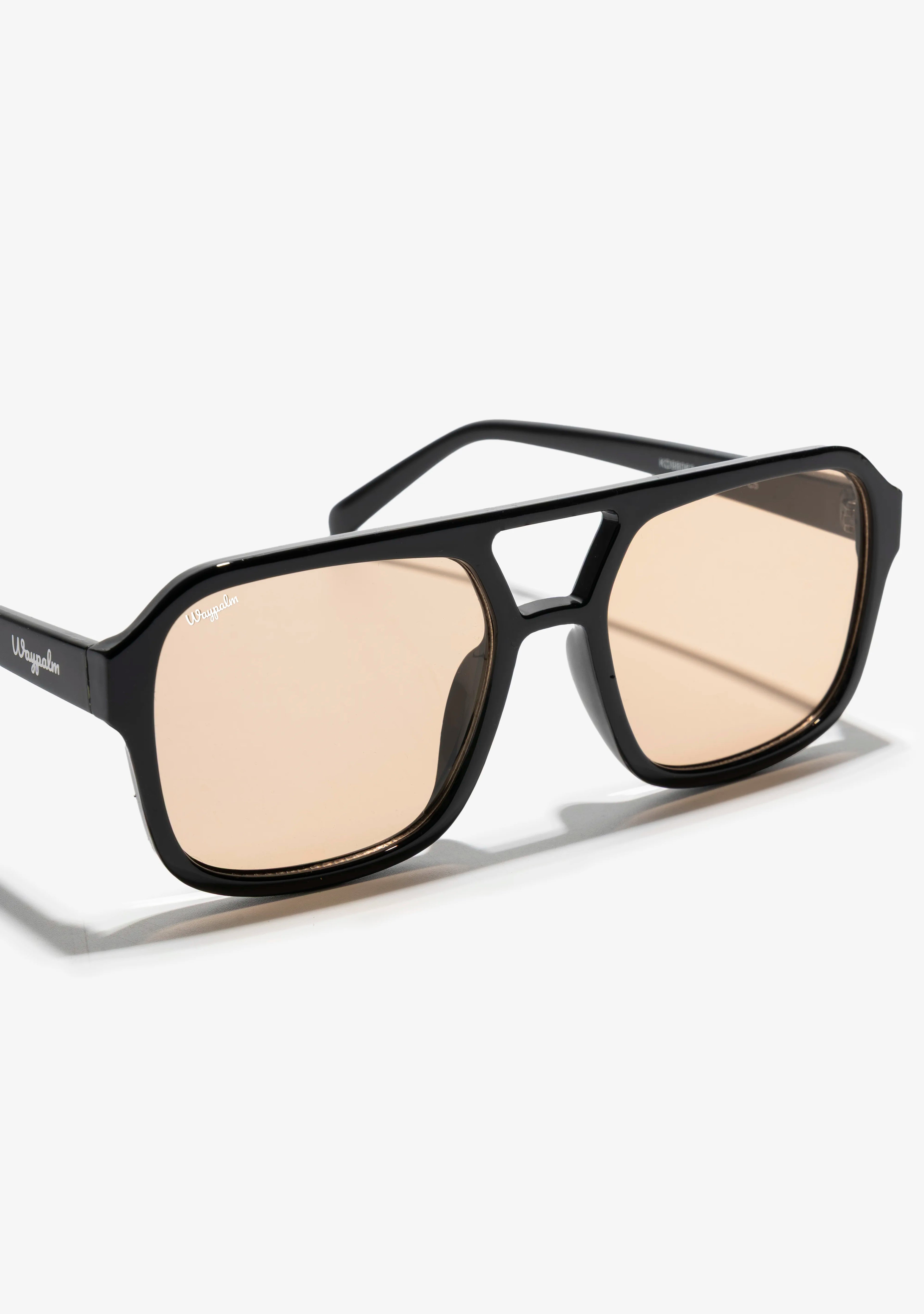 Gafas de Sol Grandes Cristal Claro Waypalm Midnight Tea