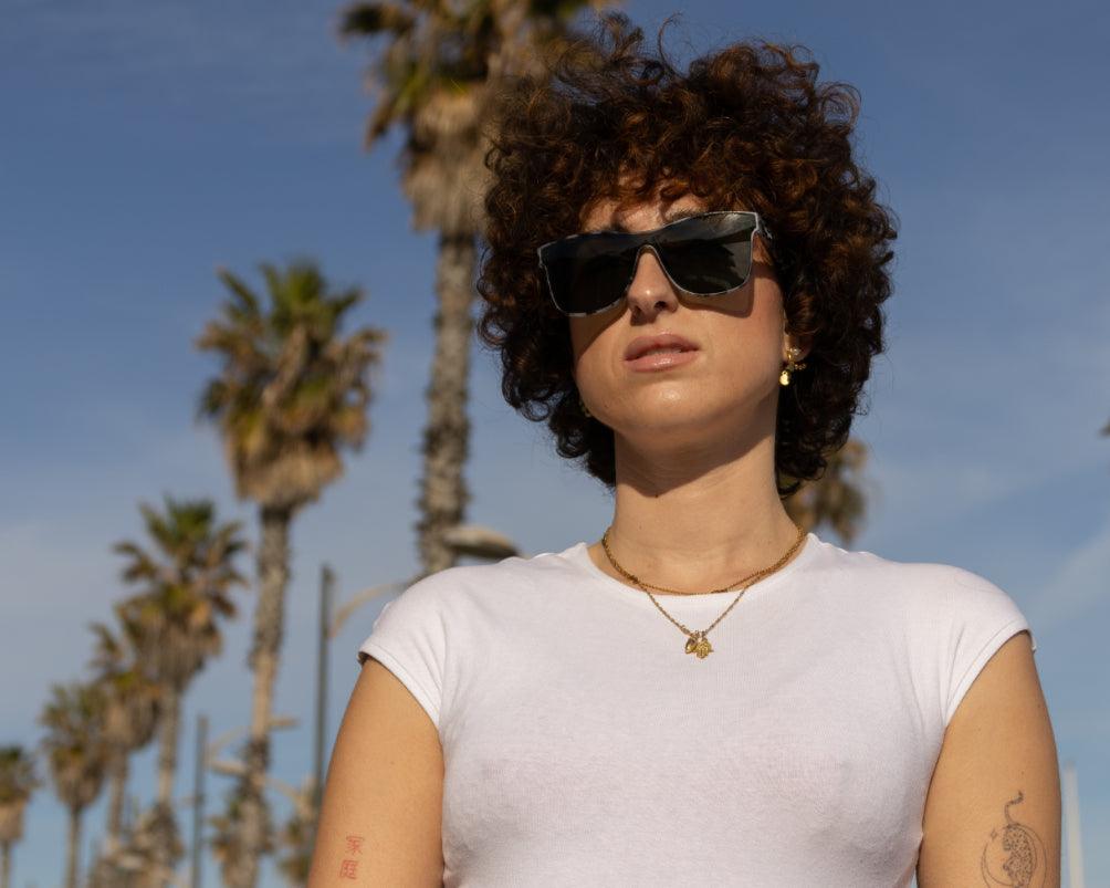 Eivissa Leopard Polarized Black - Waypalm ©