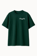 Camiseta de Algodón Oversize Verde Waypalm