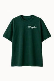 Camiseta de Algodón Oversize Verde Waypalm