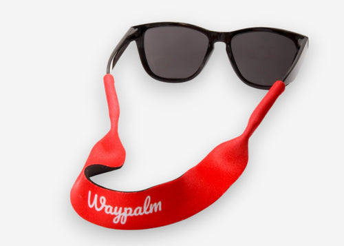 Cordón de Neopreno para Gafas de Sol Rojo Waypalm