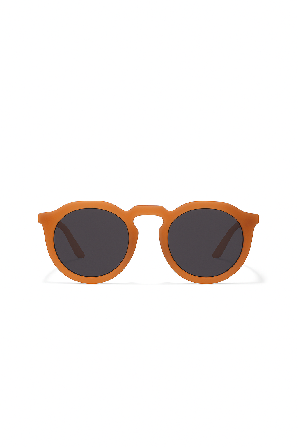 Gafas de Sol Redondas Marrón Claro Delta| Waypalm