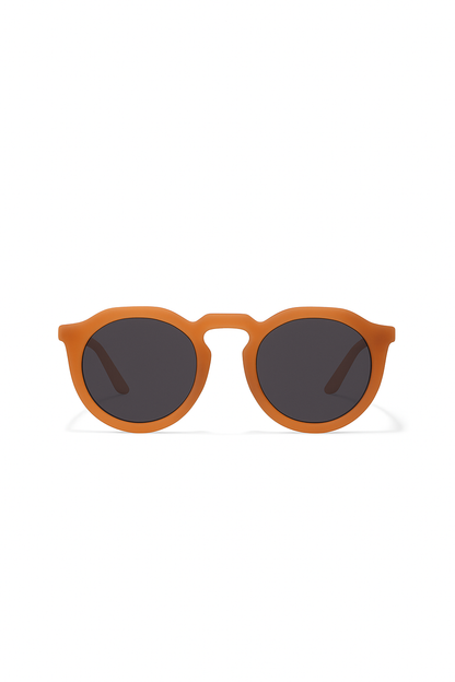 Gafas de Sol Redondas Marrón Claro Delta| Waypalm