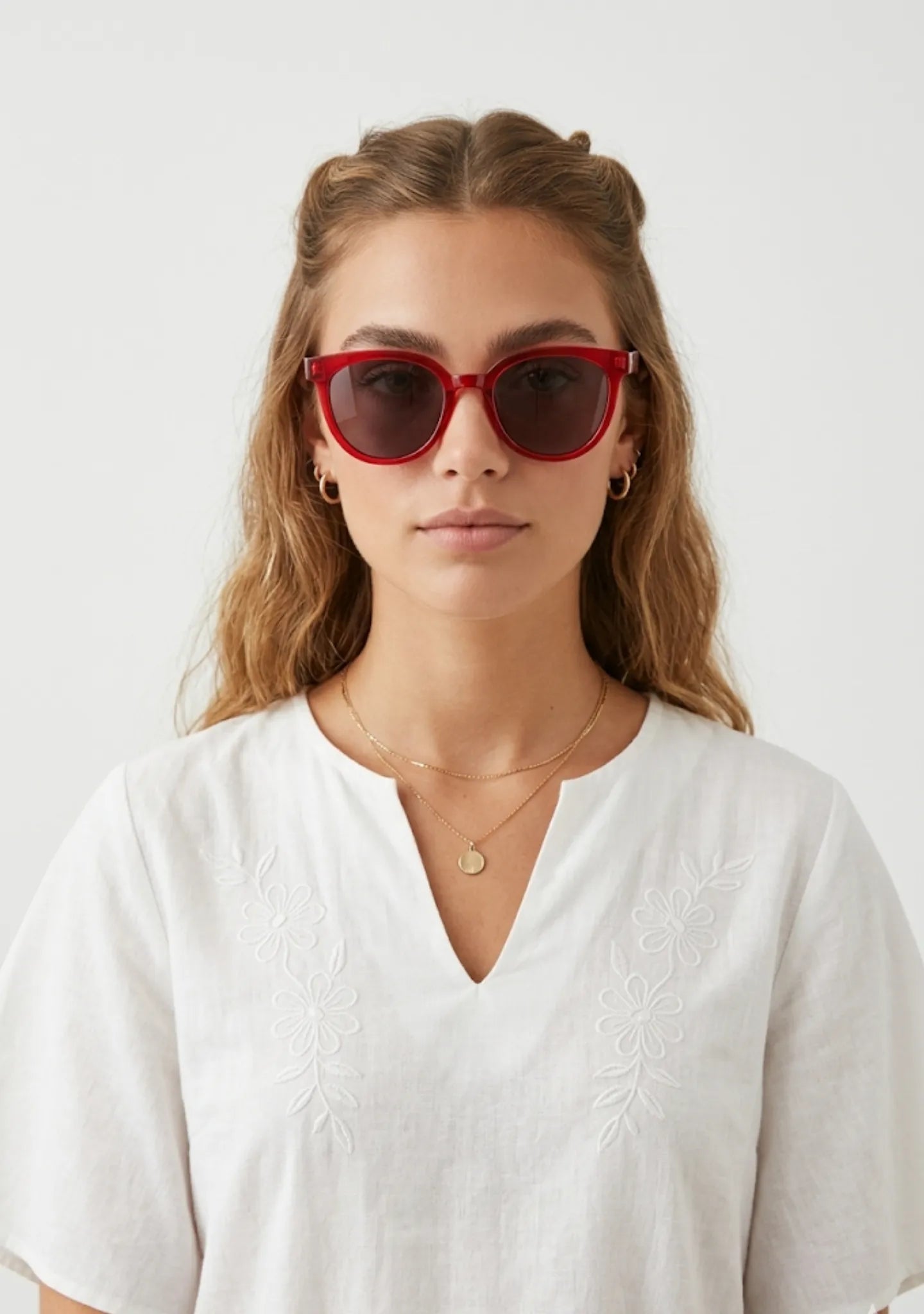 Gafas de Sol Mujer Rojas Divine | Waypalm