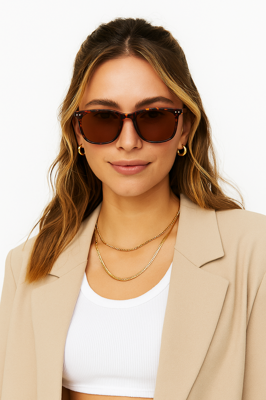 Gafas de Sol Cuadradas Regular Thin | Waypalm