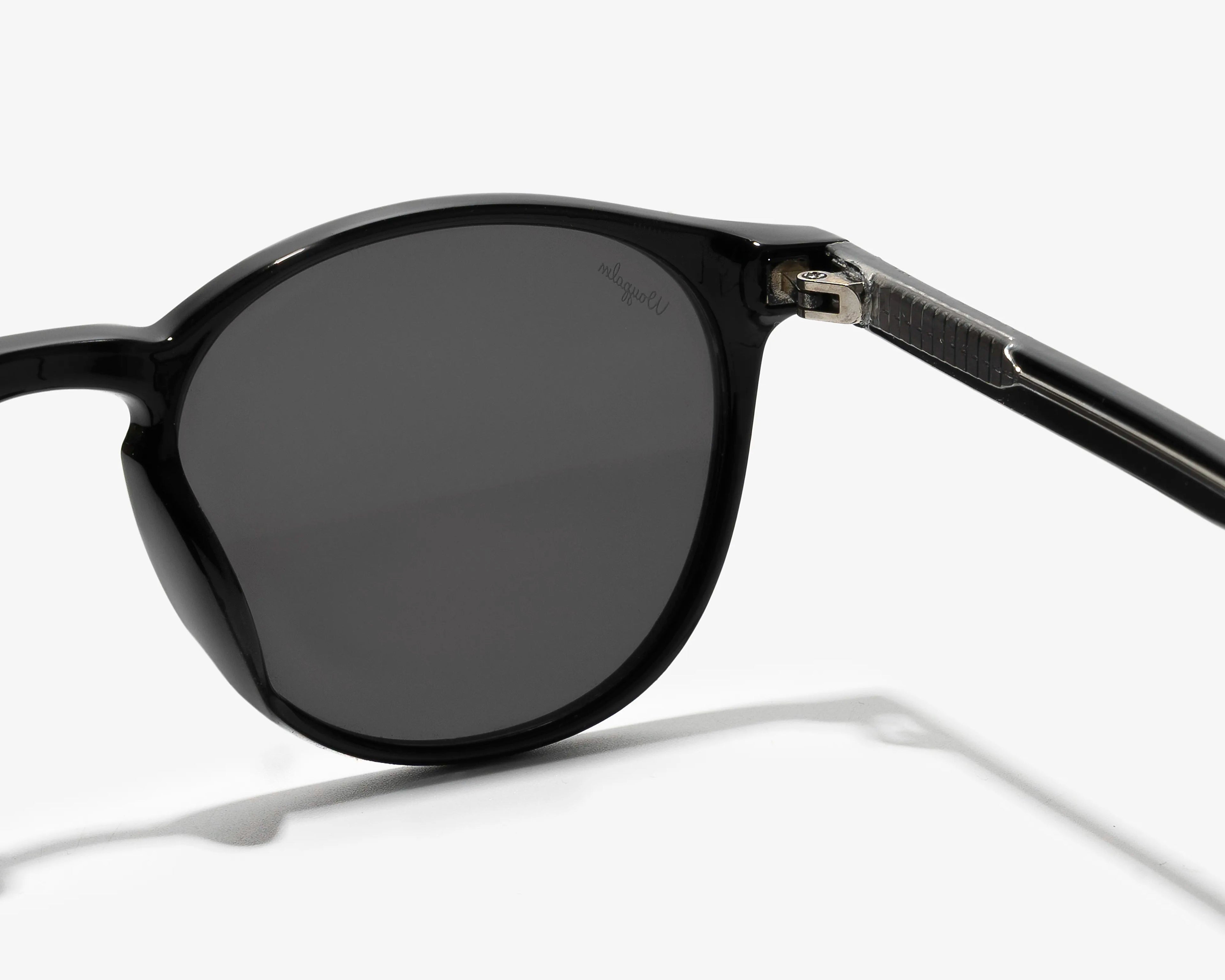 Gafas de Sol Redondas Waypalm Malibu Negras