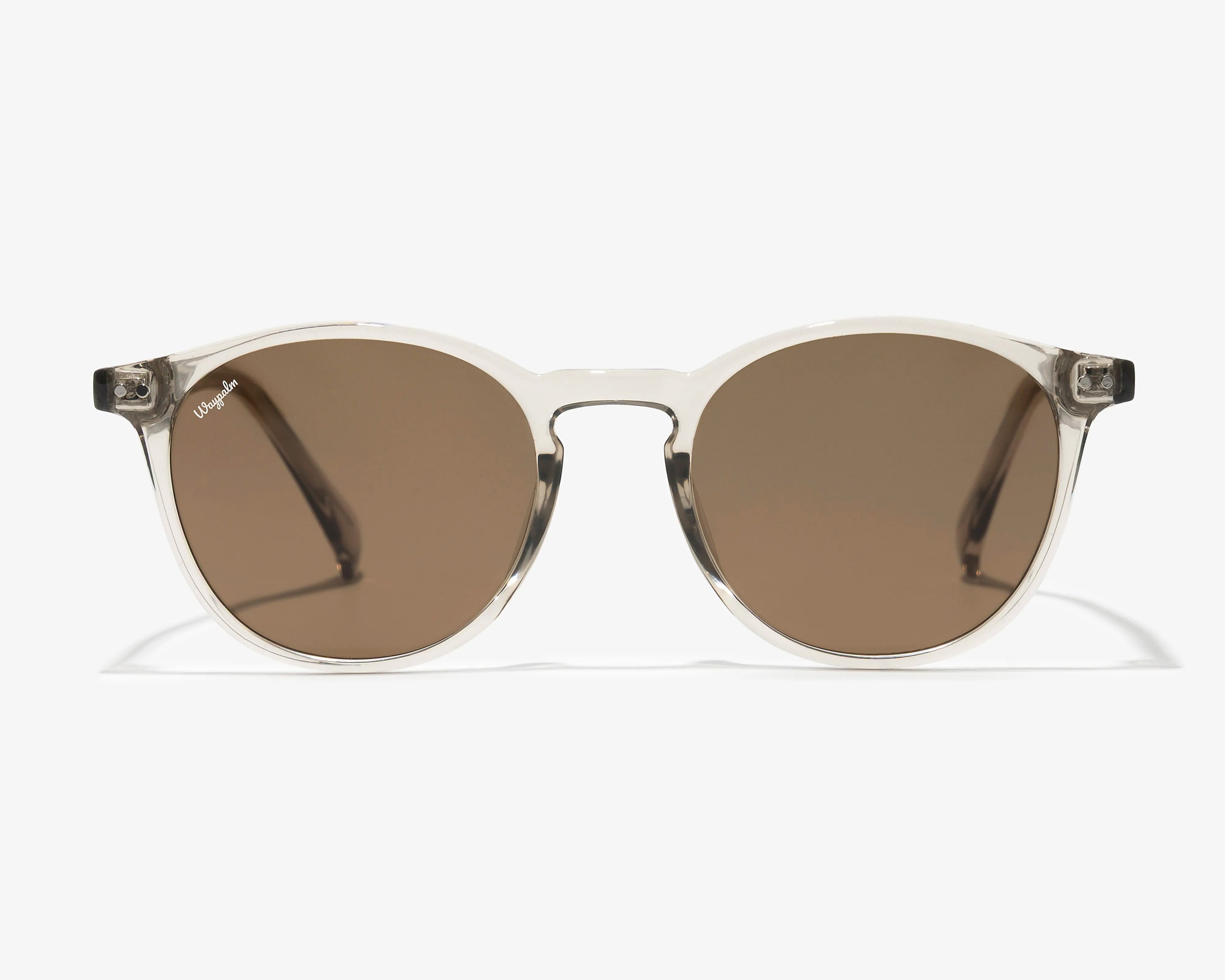 Gafas de Sol Redondas Waypalm Malibu Transparente