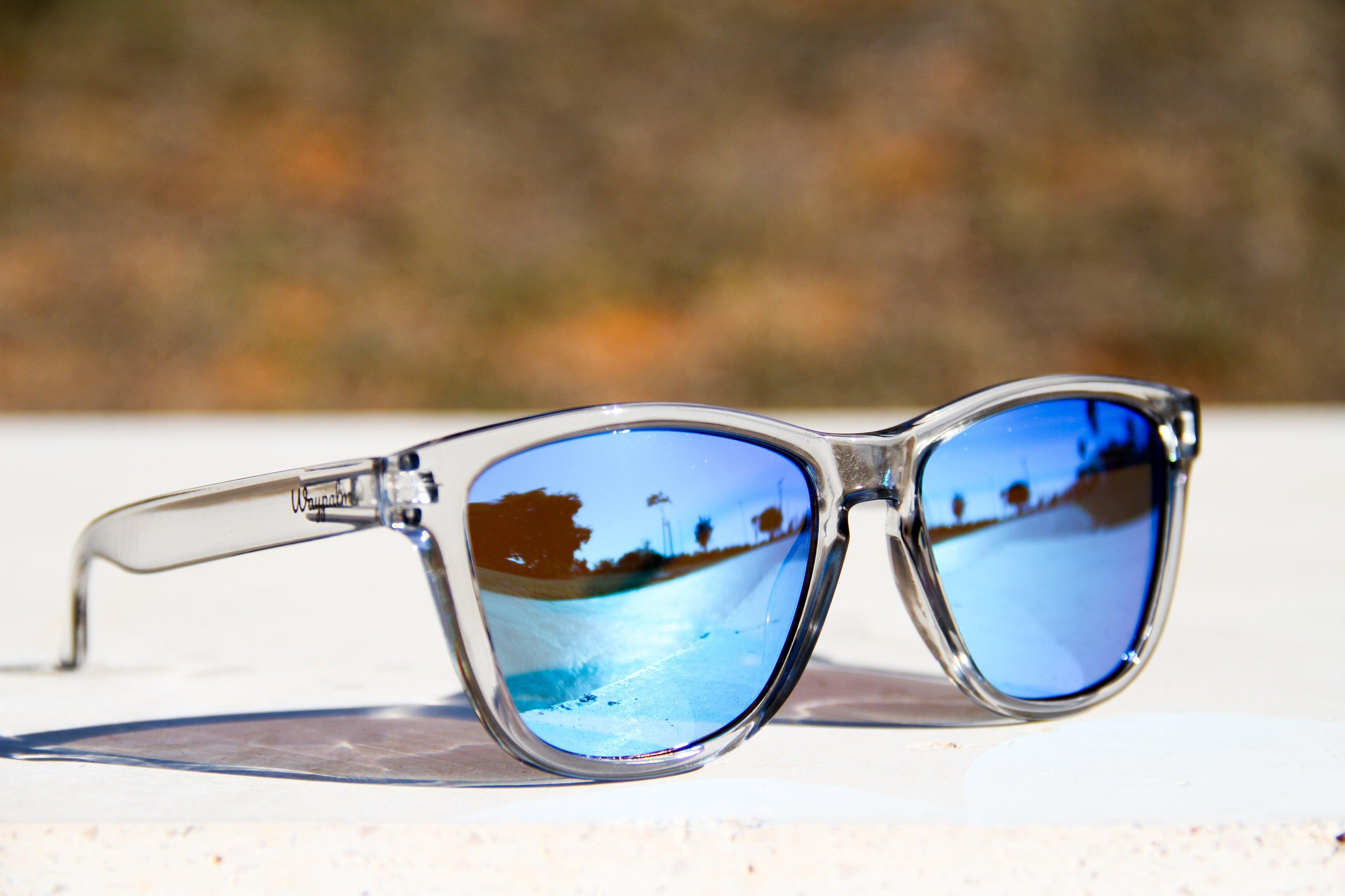 Regular Polarized - Grey Blue Mirrow - Waypalm ©