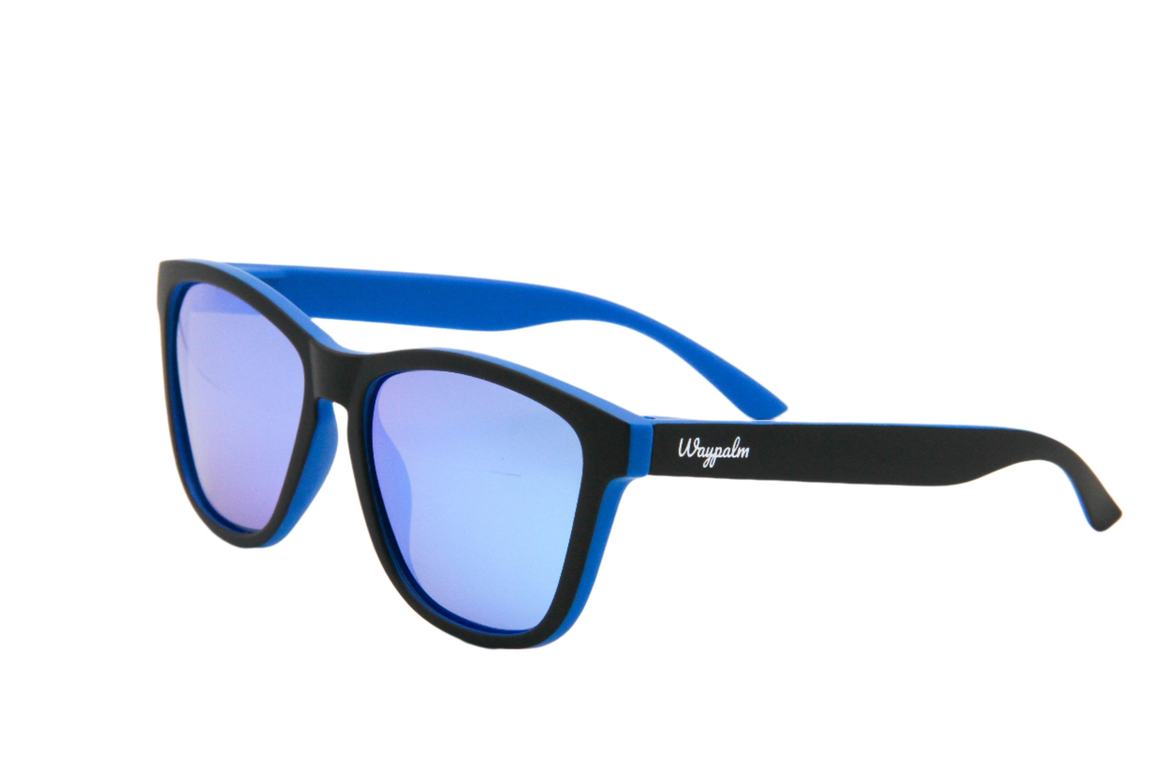 Regular Black Blue Polarized - Blue Mirrow - Waypalm ©
