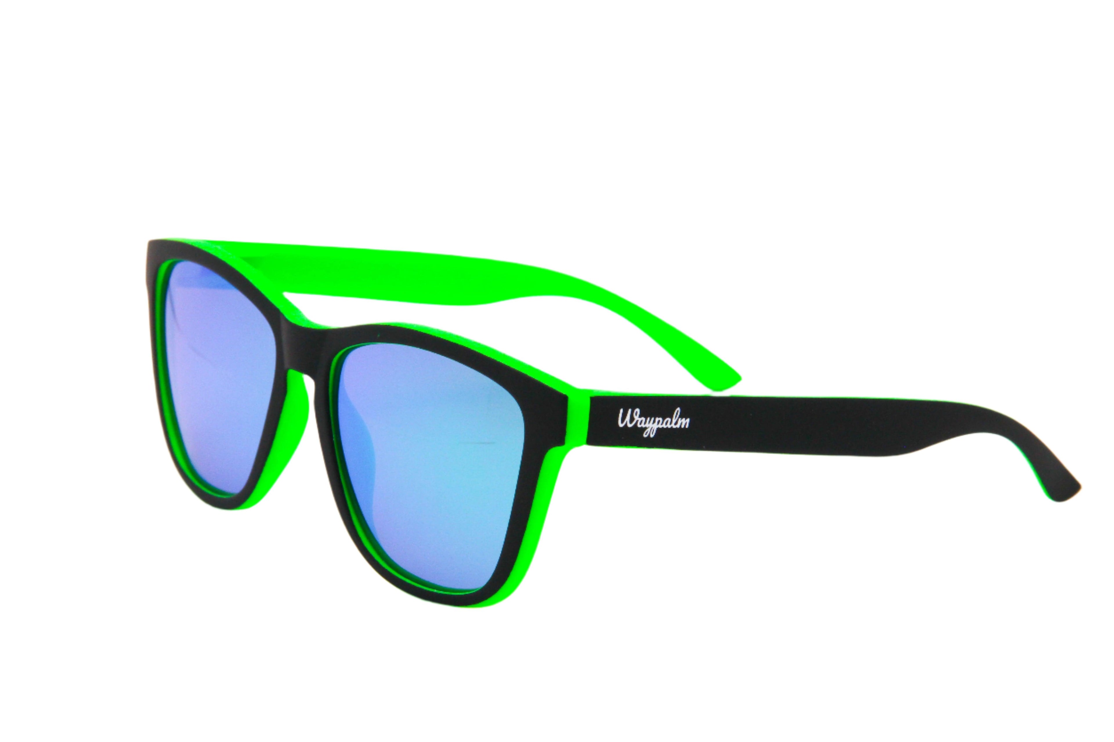 Regular Black Green Polarized - Green Mirrow - Waypalm ©