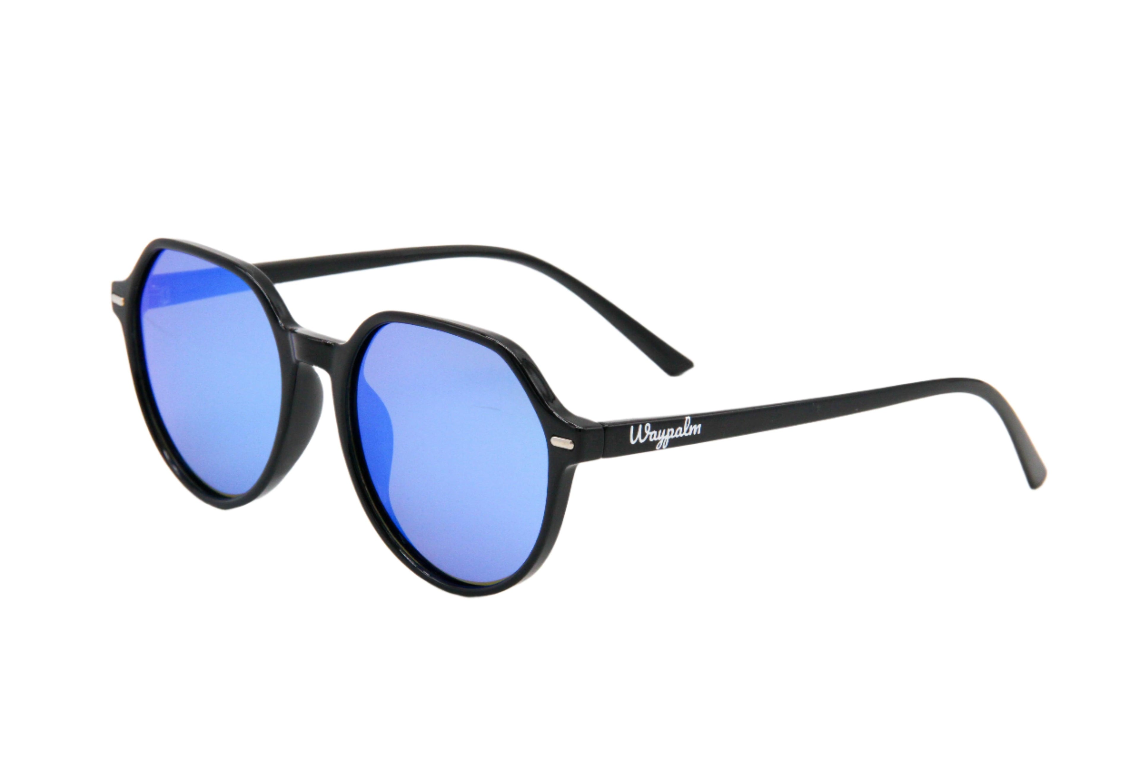 Marbella Black - Ice Blue Mirrow - Waypalm ©