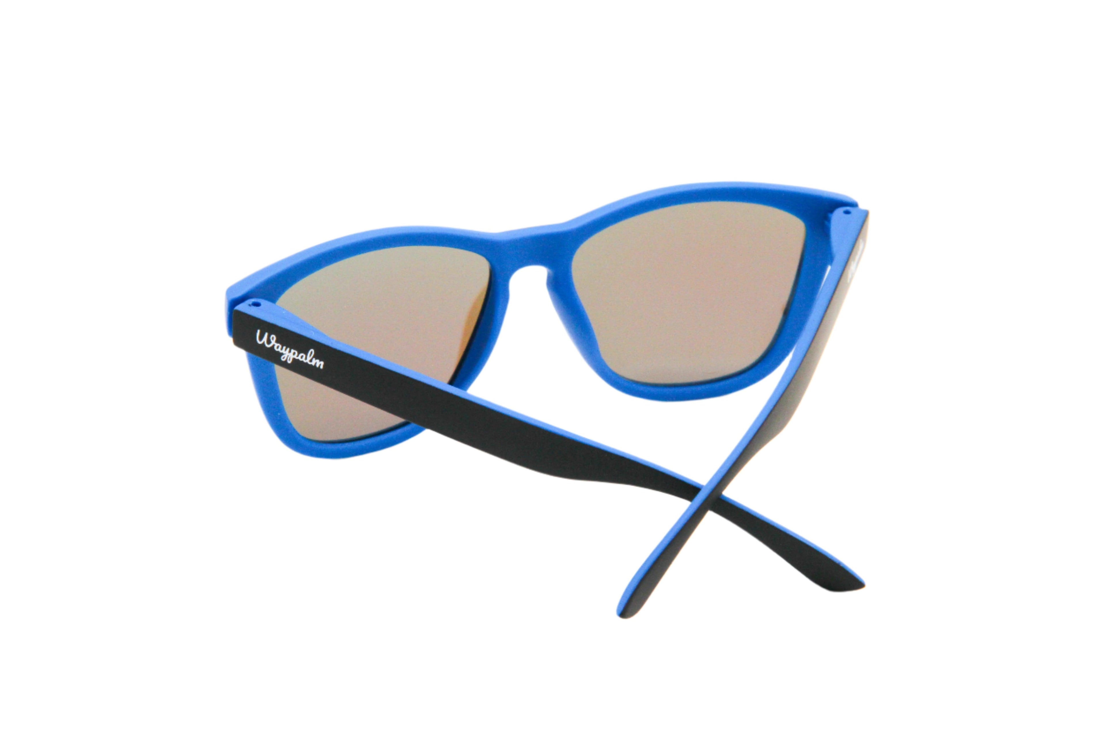 Regular Black Blue Polarized - Blue Mirrow - Waypalm ©