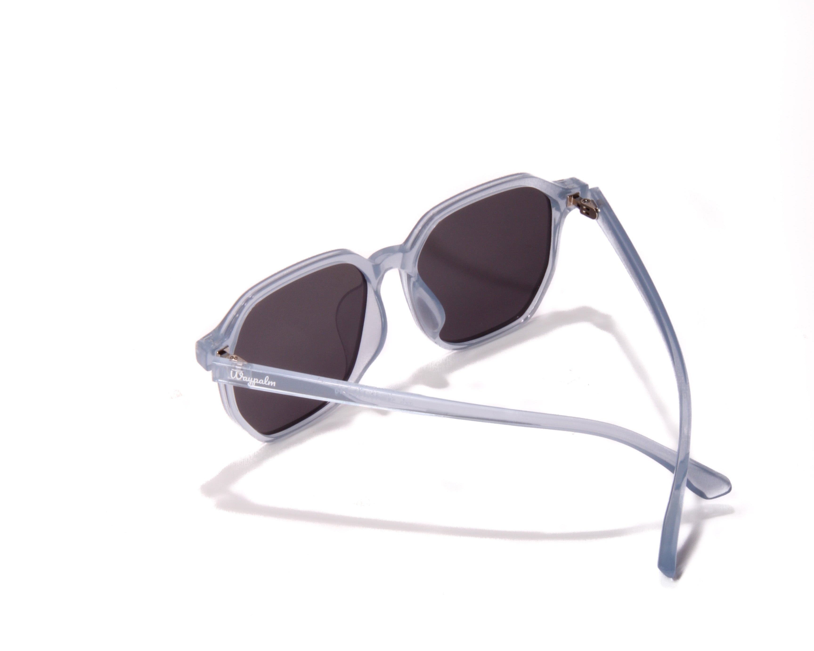 Gafas de Sol Redondas Azul Claro Santa Pola | Waypalm