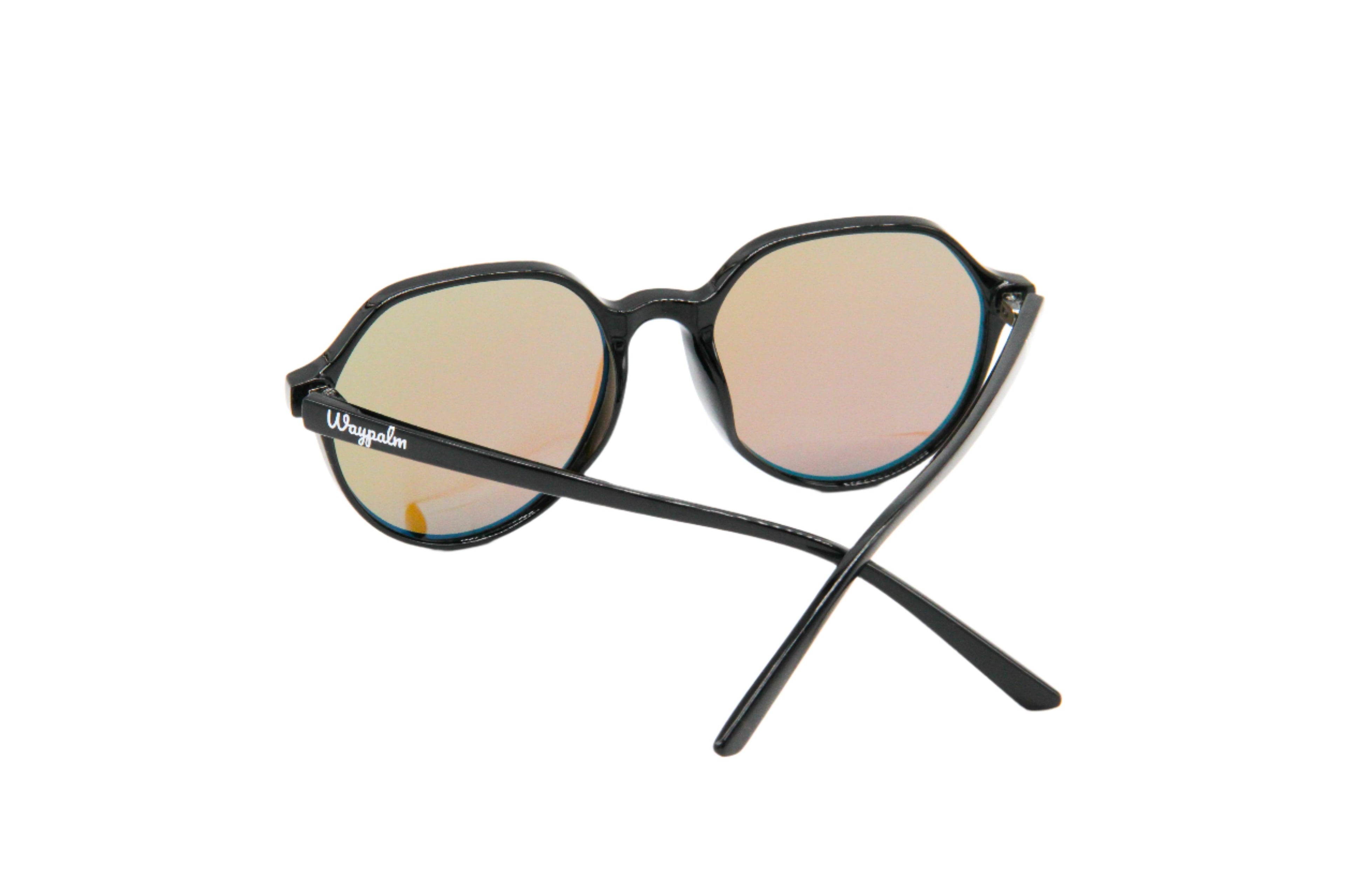 Marbella Black - Ice Blue Mirrow - Waypalm ©