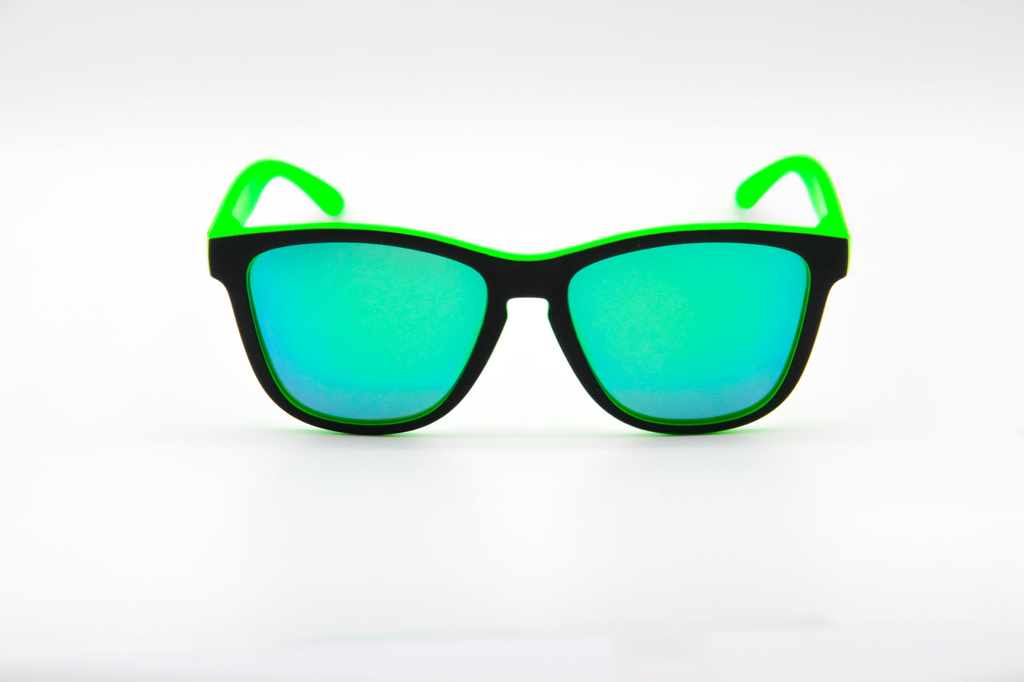 Regular Black Green Polarized - Green Mirrow