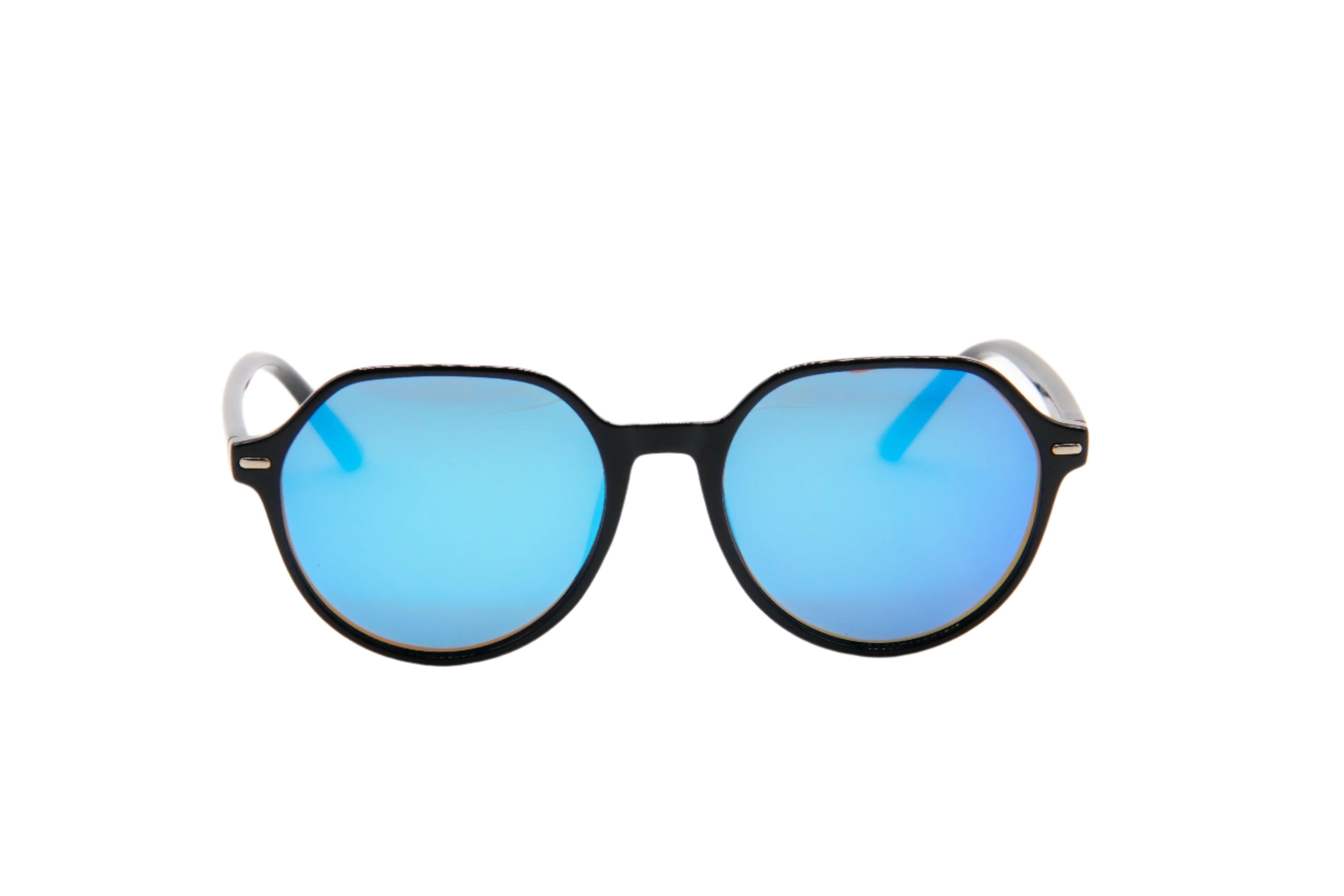 Marbella Black - Ice Blue Mirrow - Waypalm ©