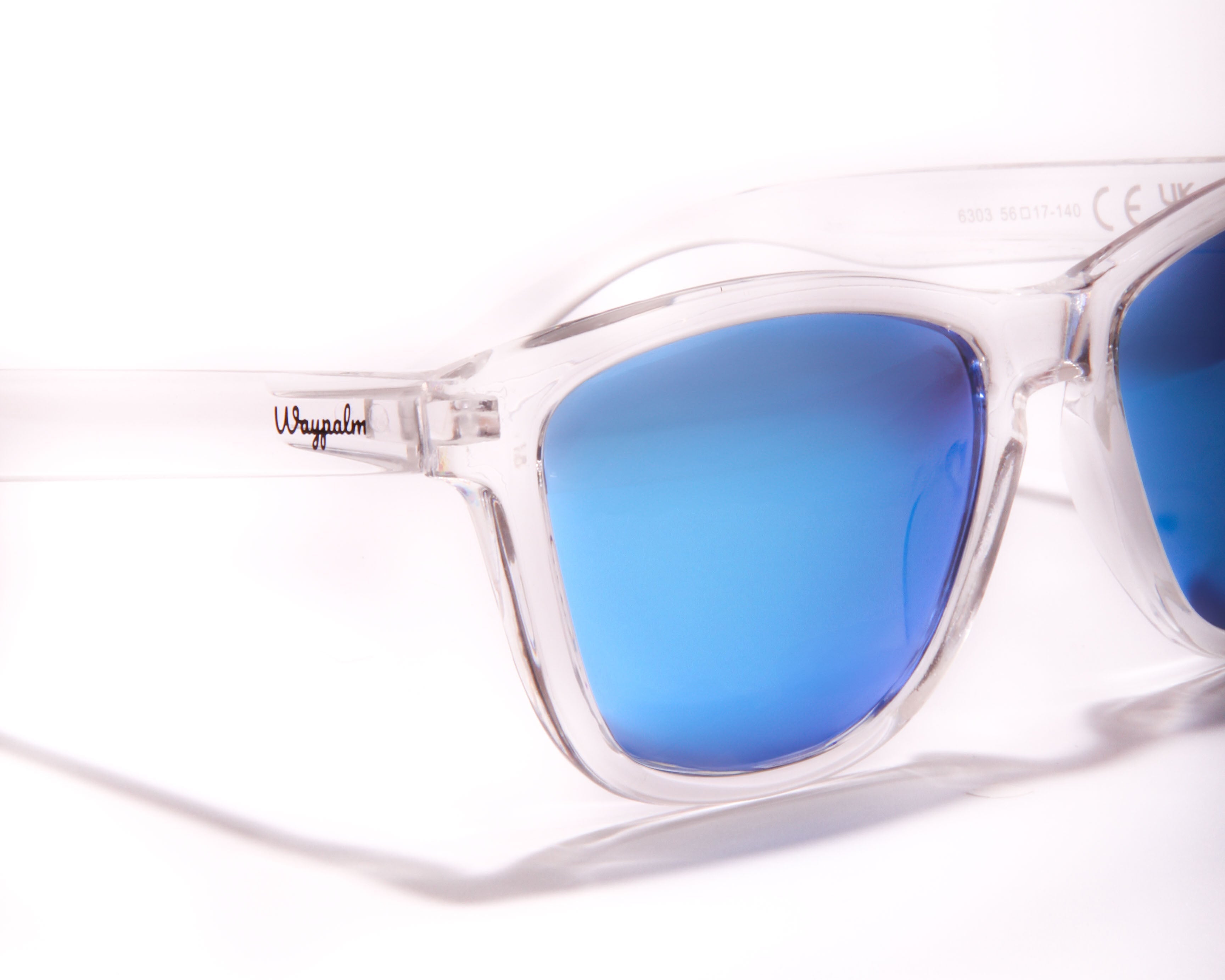 Gafas de Sol Cuadradas Transparentes Waypalm Regular Pair