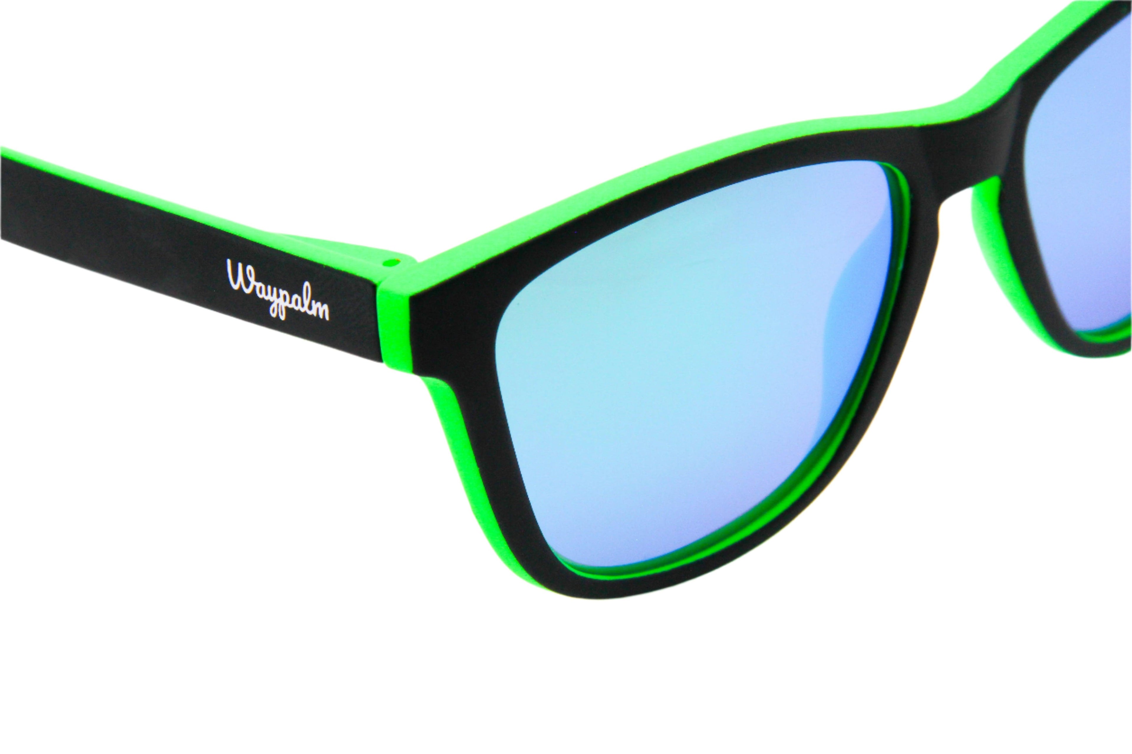 Regular Black Green Polarized - Green Mirrow - Waypalm ©