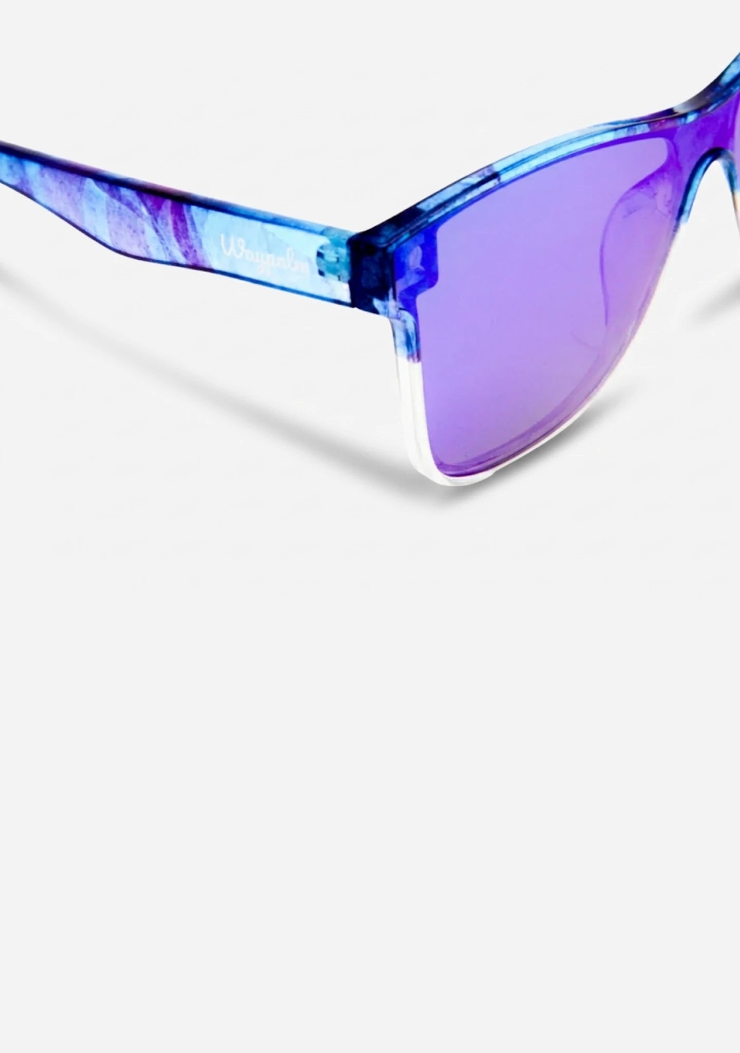 Gafas de Sol Pantalla Moradas Ibiza | Waypalm