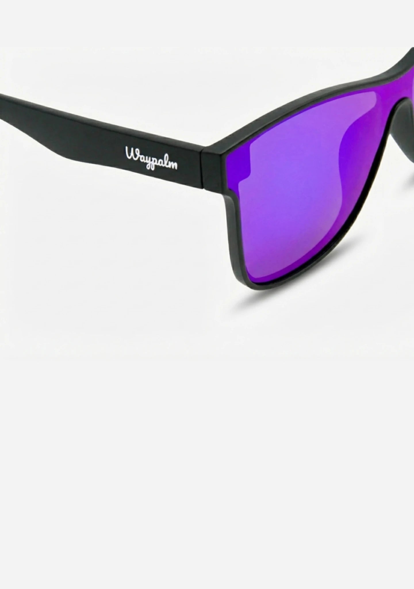 Gafas de Sol Pantalla Moradas Ibiza | Waypalm