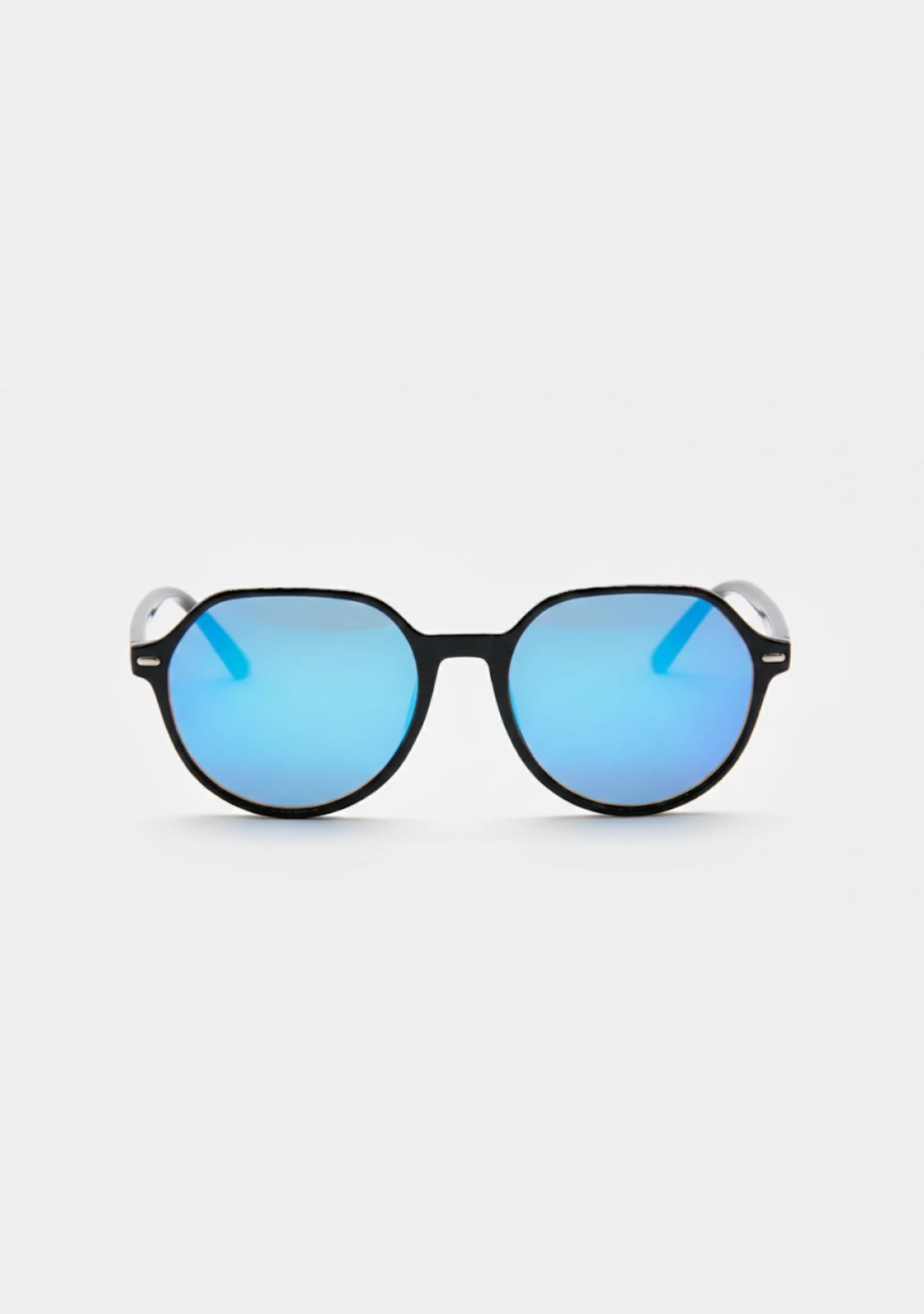 Gafas de Sol Redondas Espejo Azul Marbella | Waypalm