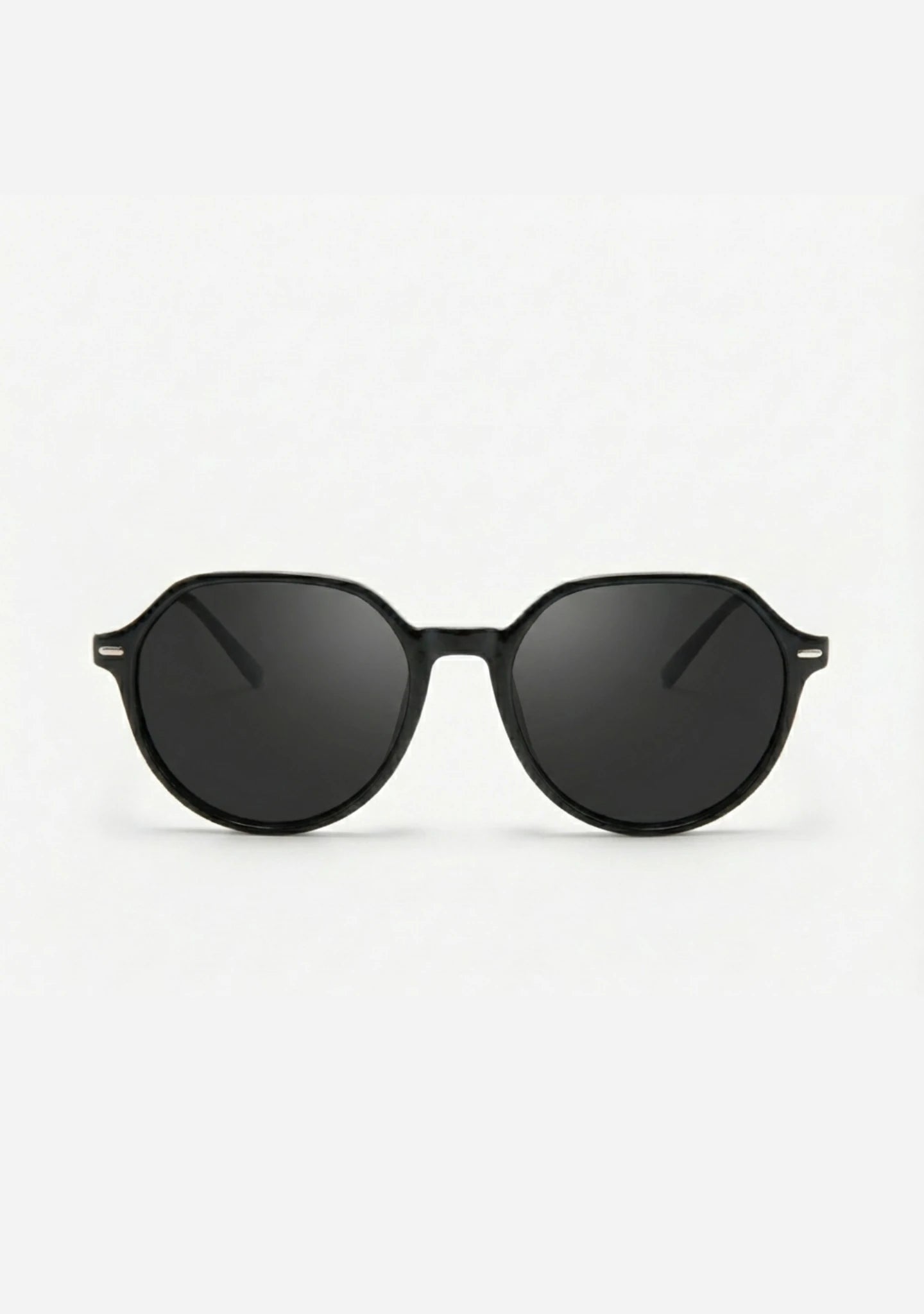 Gafas de Sol Redondas Negras Marbella | Waypalm