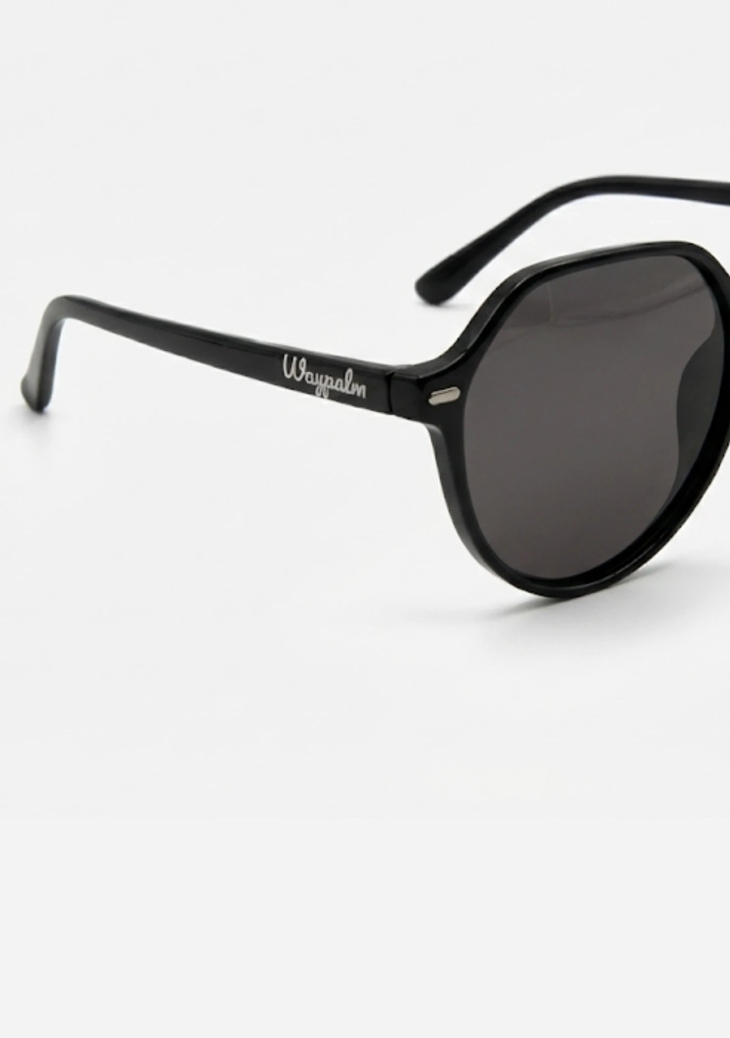 Gafas de Sol Redondas Negras Marbella | Waypalm