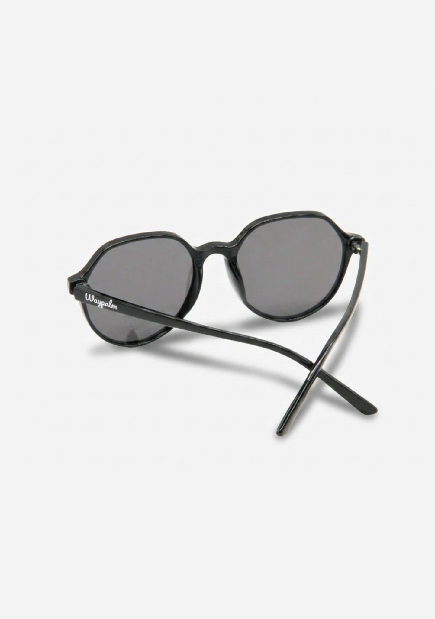 Gafas de Sol Redondas Negras Marbella | Waypalm