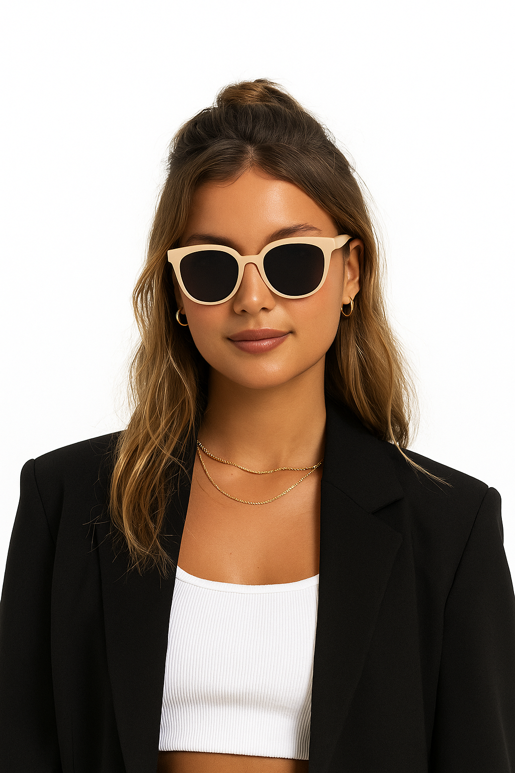 Gafas de Sol Mujer Beige Divine | Waypalm