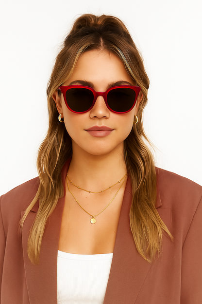 Gafas de Sol Mujer Rojas Divine | Waypalm