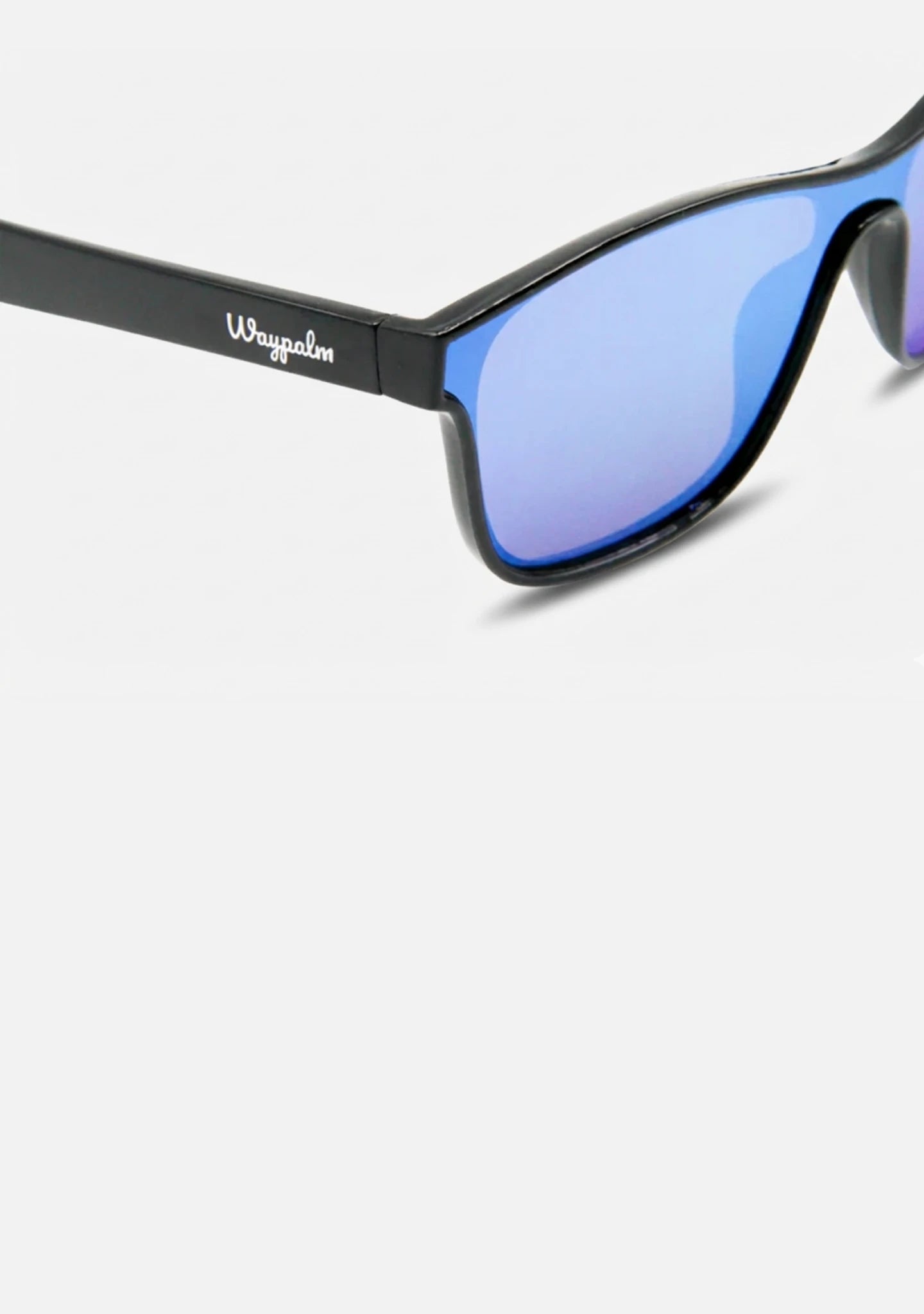Gafas de Sol Grandes Espejo Azul Palma | Waypalm