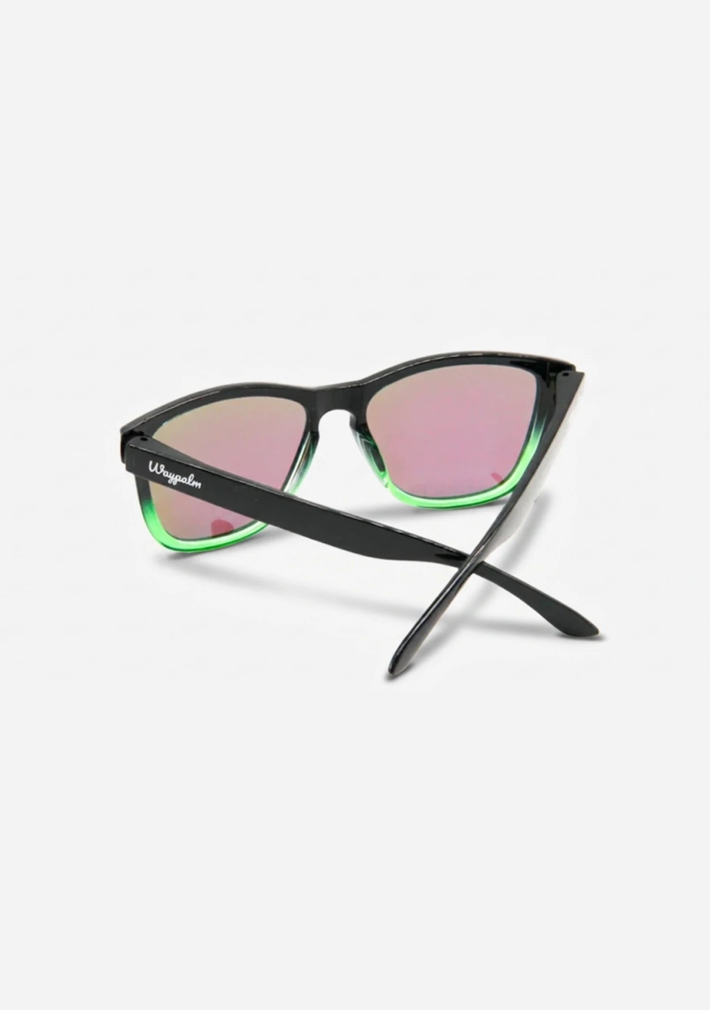 Gafas de Sol Cuadradas Espejo Verde Regular Gradiant | Waypalm
