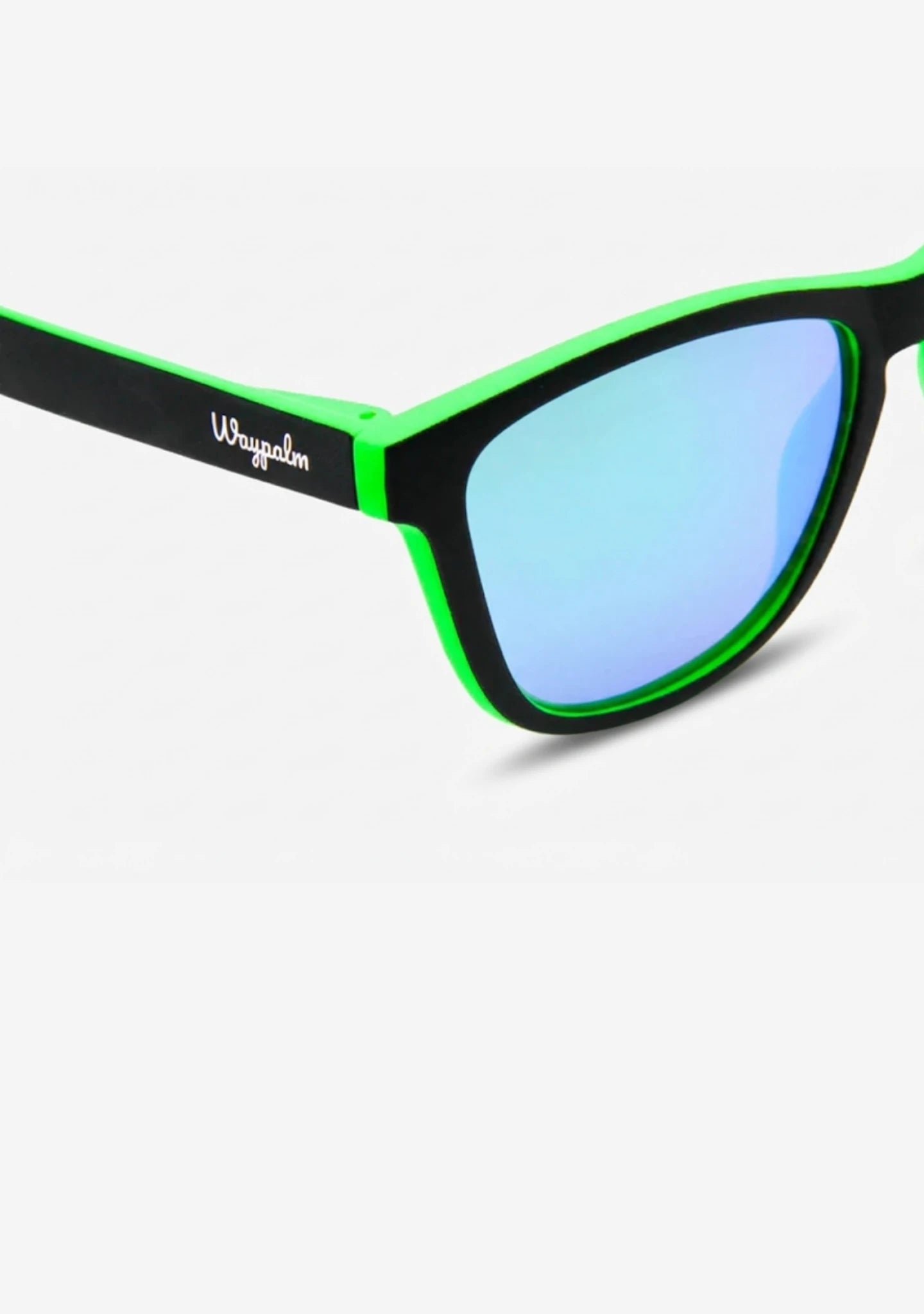 Gafas de Sol Cuadradas Polarizadas Regular Black Green | Waypalm
