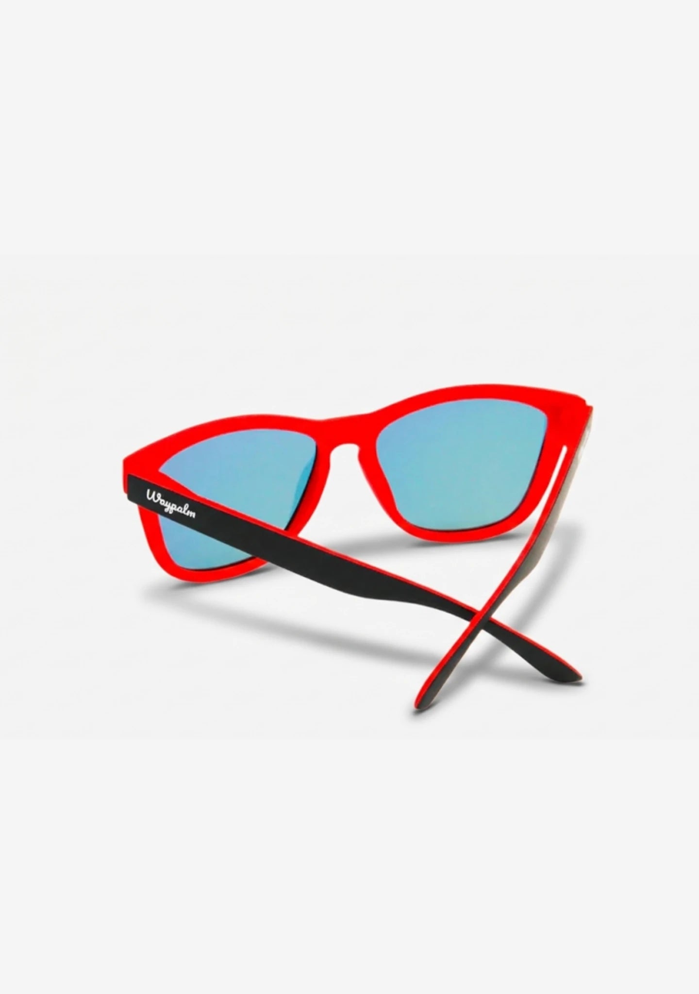Gafas de Sol Cuadradas Polarizadas Regular Black Red | Waypalm
