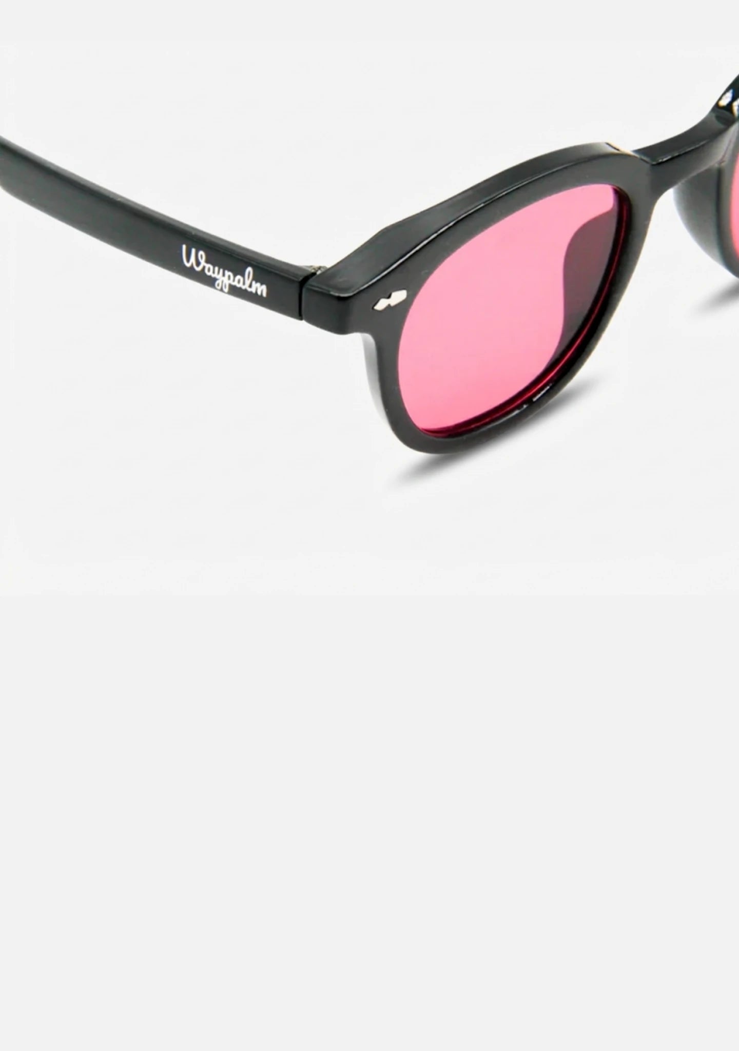 Gafas de Sol Redondas Cristal Transparente Santa María | Waypalm