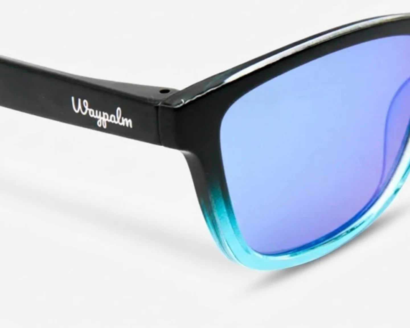 Gafas de Sol Cuadradas Espejo Azul Waypalm Regular Gradiant